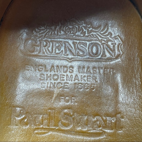 Grenson brown suede lace up booties size 9.5 - Picture 9 of 11